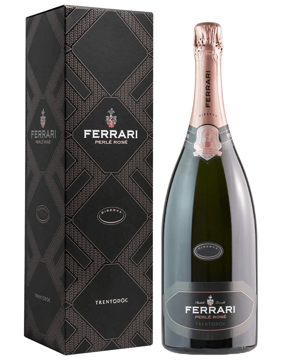 FERRARI PERLÈ ROSÈ TRENTO DOC BLANC DE BLANC ASTUCCIATO - My Store